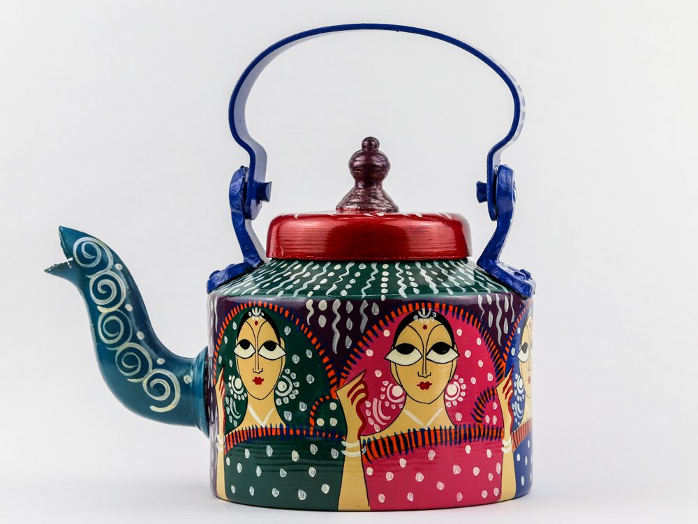 Buy Rare Aluminum The Bengali BOU Kettle Handcrafted Designed
