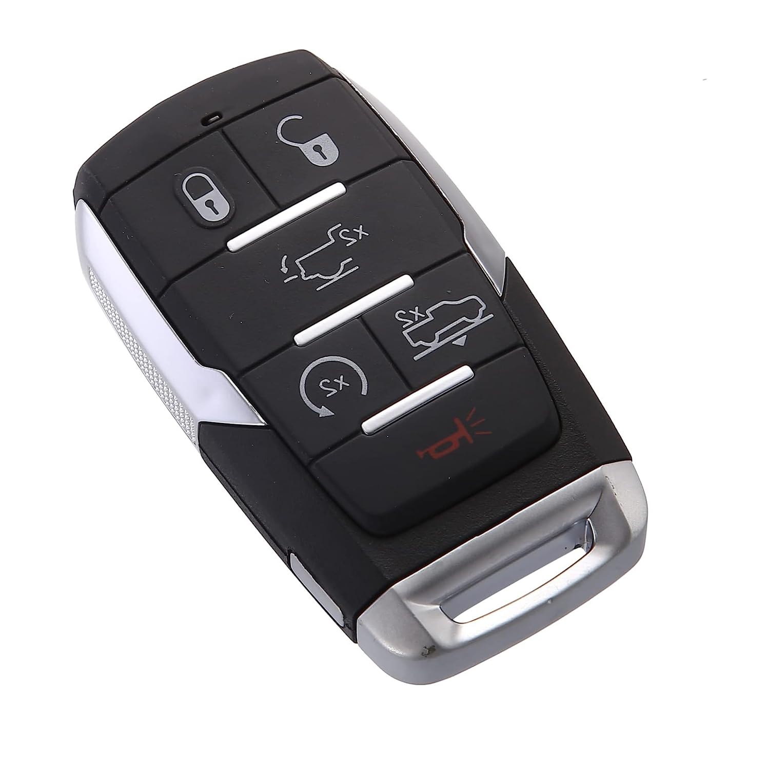 Coque de clé pour Ram 1500 boîtier télécommande 6 boutons noir - 8