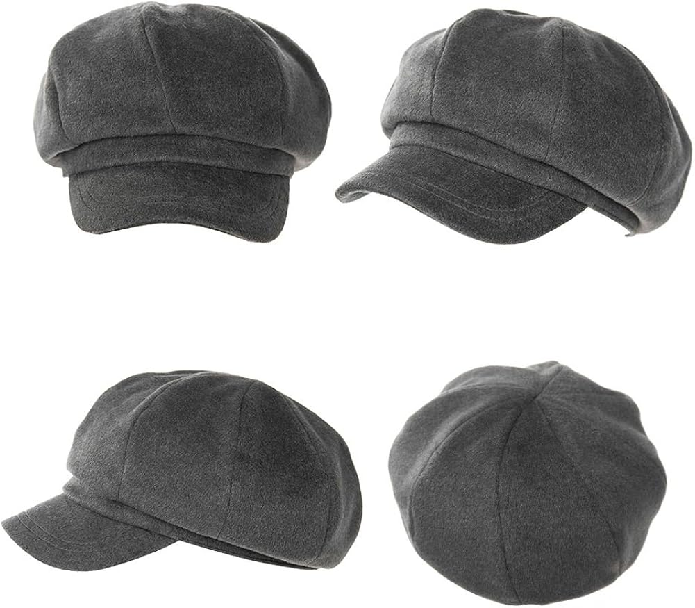 Jeff & Aimy Damen Baskenmütze - Sommerhut Mit Visor In Einheitsgröße