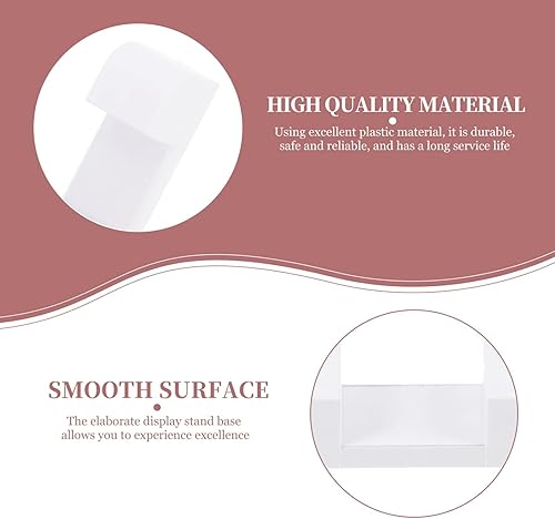 Miniatura 7 de BESPORTBLE 100 unids soporte de exhibición base espécimen vitrina marco exhibición desafío moneda soporte titular de la moneda