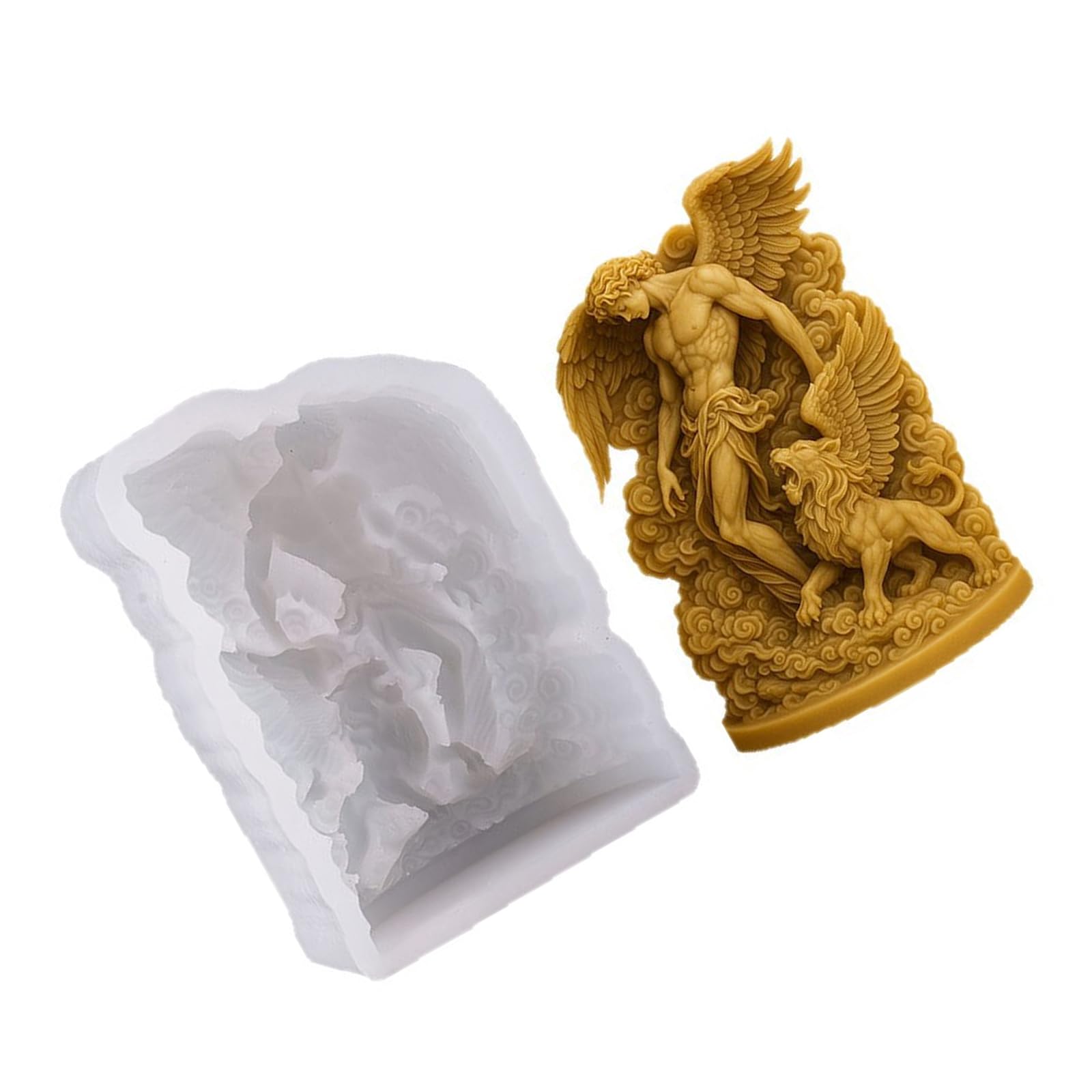 OSNIYAW Artistic Wing Silicone Molds Easy Demolding for Soap Gypsum Ornament and Epoxy Resin Craft Making Tool Set