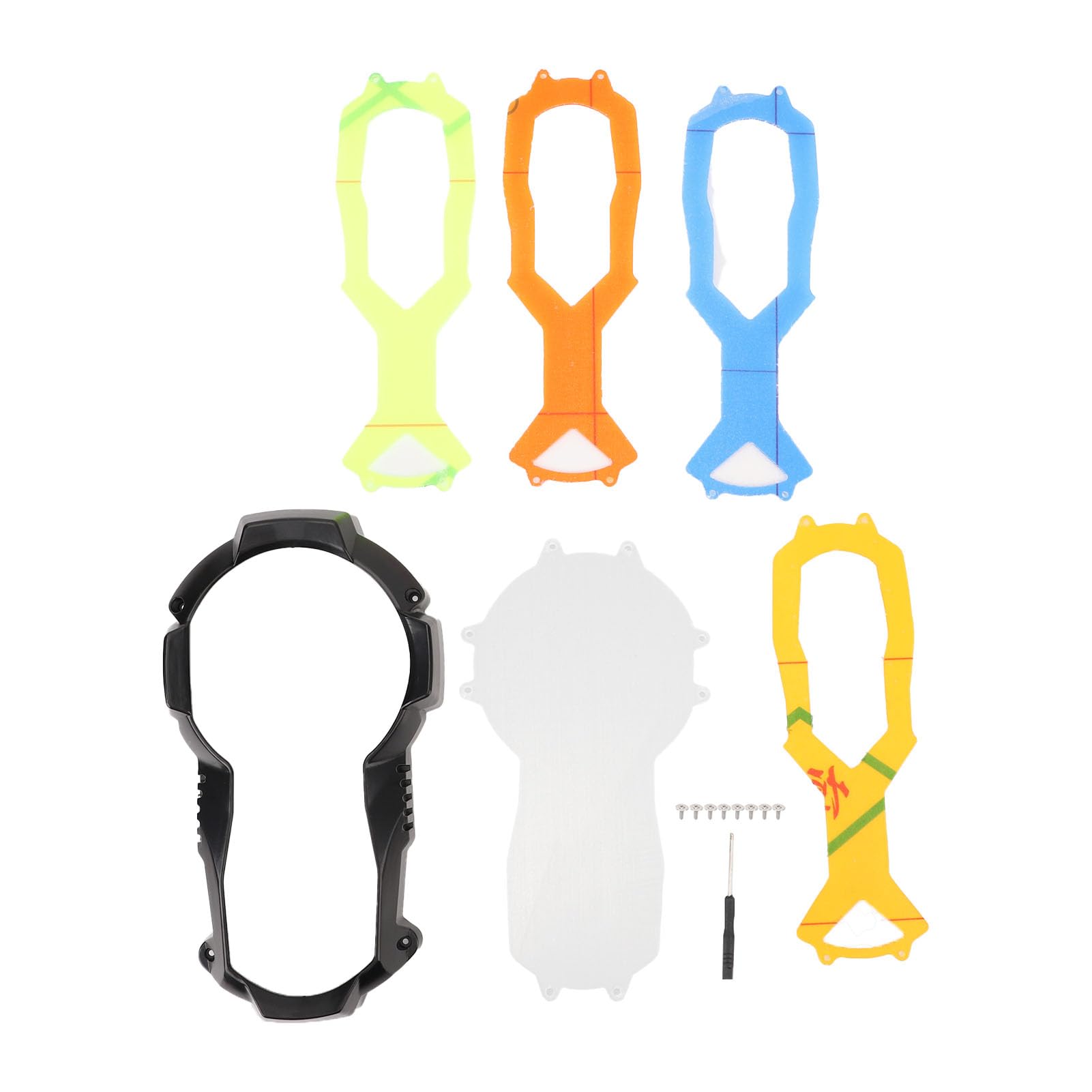Yctze Cubierta Protectora de Acero Inoxidable para Faros Delanteros de Motocicleta R1200GS R1250GS Ont o Luz o Cubierta para Motocicleta (Lente de lámpara tipo X)