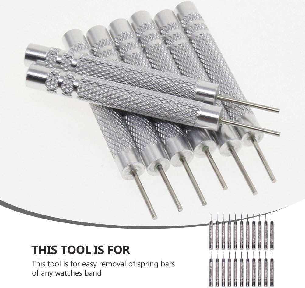 VILLCASE Watch Band Pin Punch Tool Lightweight Rustproof Metal Removal Needle for Watch Strap Repair and Spring Bar Adjustment