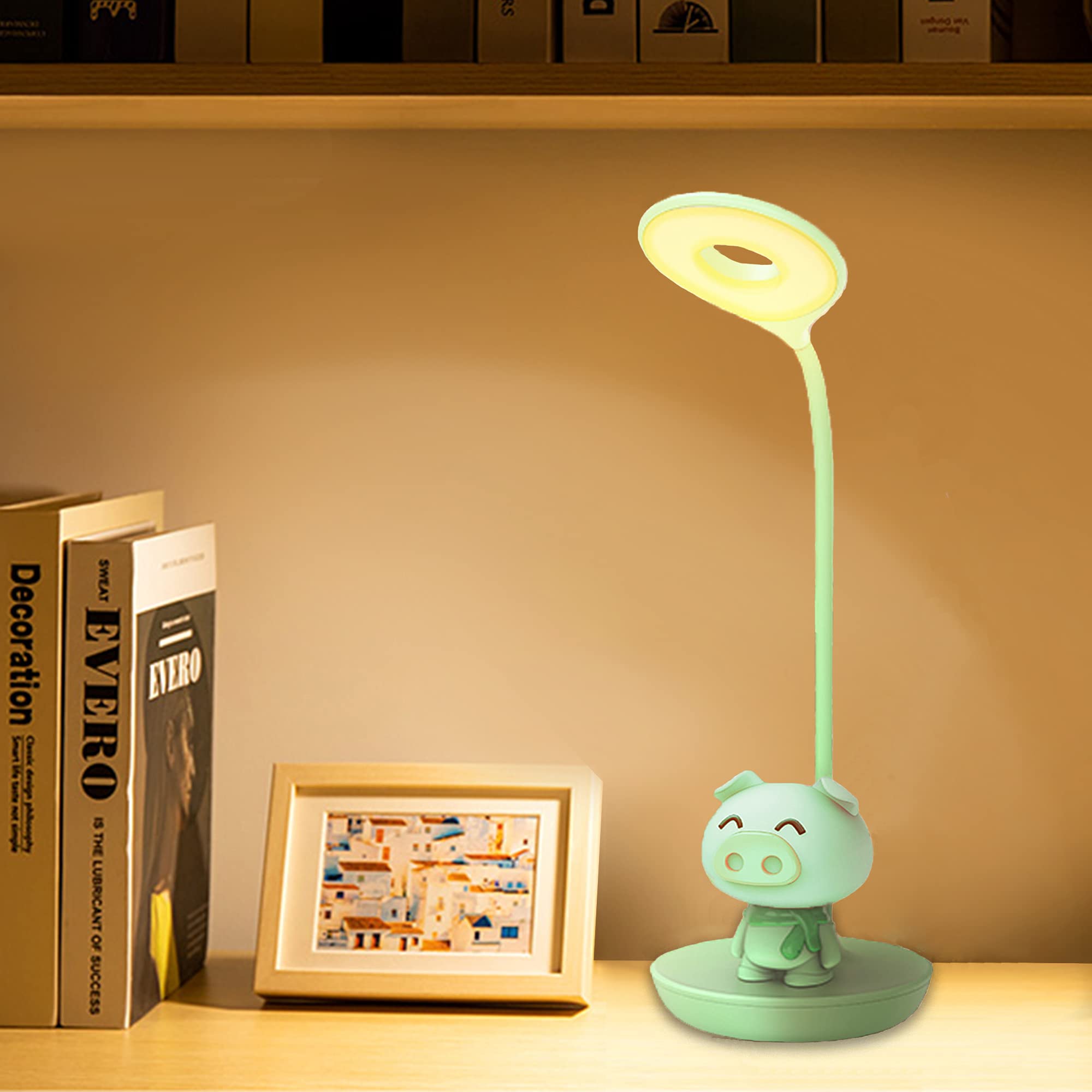 FemKey Lampe de bureau pour enfant, Lampe de Bureau LED pour Enfants, Lampe de Lecture Avec FemKey Lampe de bureau pour enfant, Lampe de Bureau LED pour Enfants, Lampe de Lecture Avec
