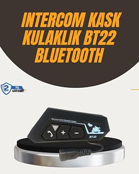 Su Ge irmez BT22 Bluetooth Kask Kulakl  GPS ve M zik Uyumlu