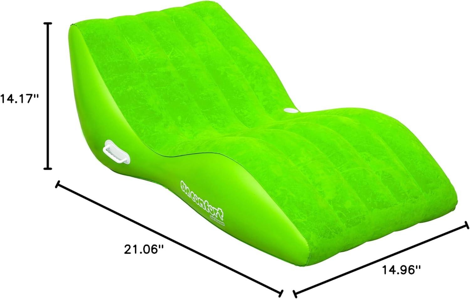 Airhead SUN COMFORT COOL SUEDE Zero Gravity Lounge, Lime