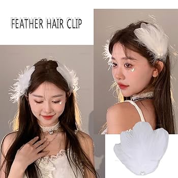 白鳥　ヘアクリップ　LOU DE BETOLY 白鳥 ヘアクリップ LOU DE BETOLY