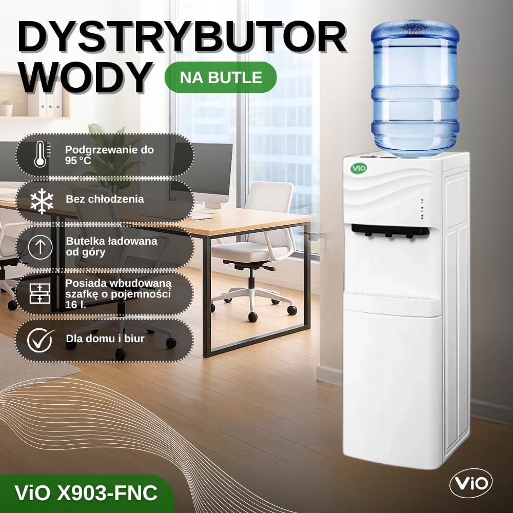 DYSTRYBUTOR WODY ViO X903-FNC white - z SZAFKĄ 16 litrów - BEZ CHŁODZENIA