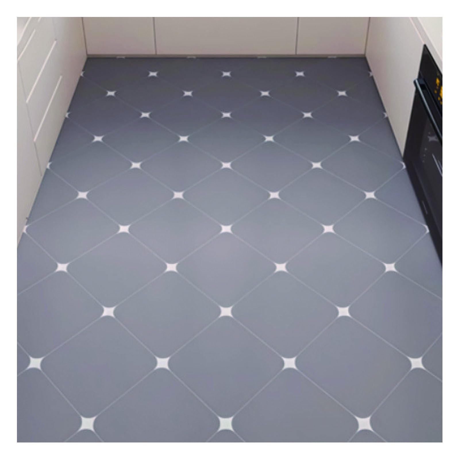 Tapis de cuisine anti-fatigue lavable en cuir absorbant épais
