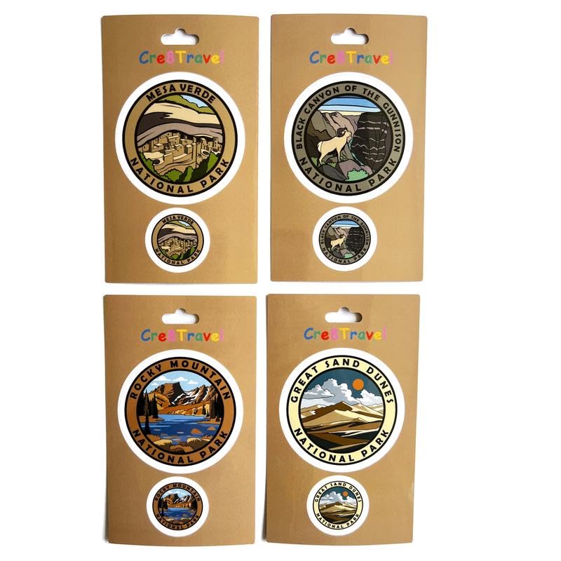 Mesa Verde National Park Sticker Set – 2-Pack Vinyl Stickers (2