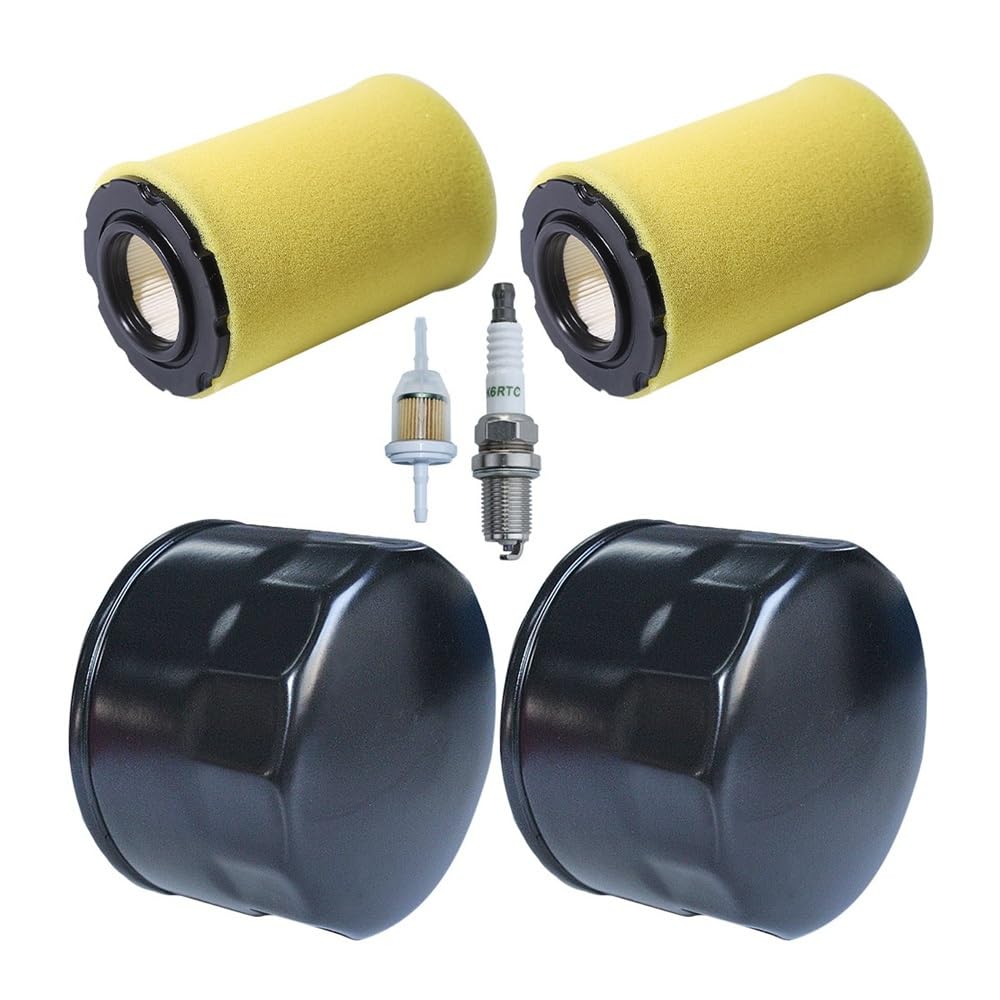 Filtro de Aceite for cortacésped Compatible con AM125424 49065 7007, Filtro de Aire y bujía