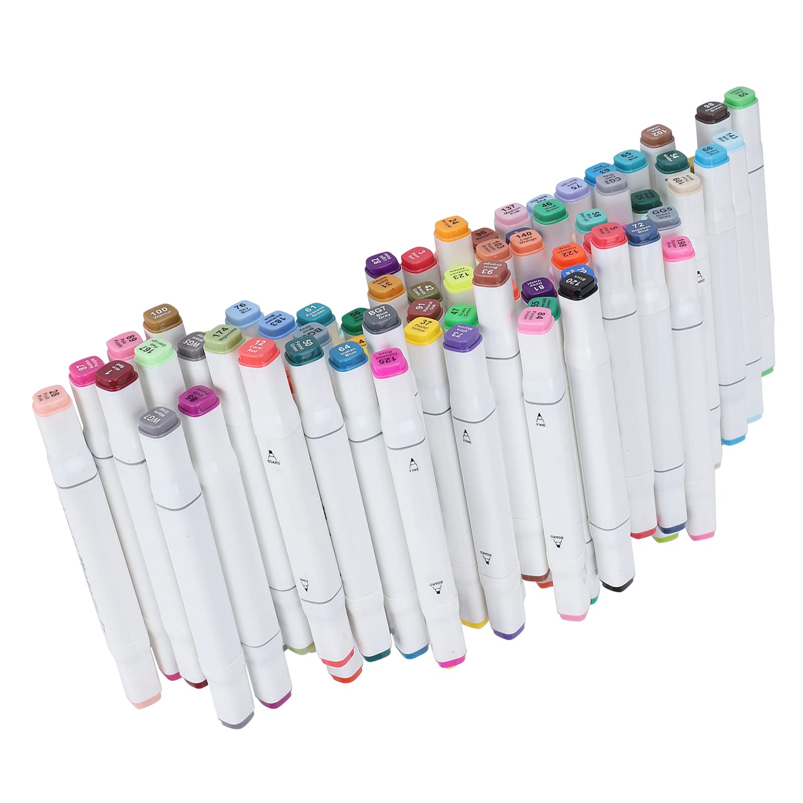 Zestaw pisaków Mavaol Kolorowe podwójne końcówki Komiksy studenckie dla dzieci Ręcznie malowane narzędzia do rysowania (80 Colors)