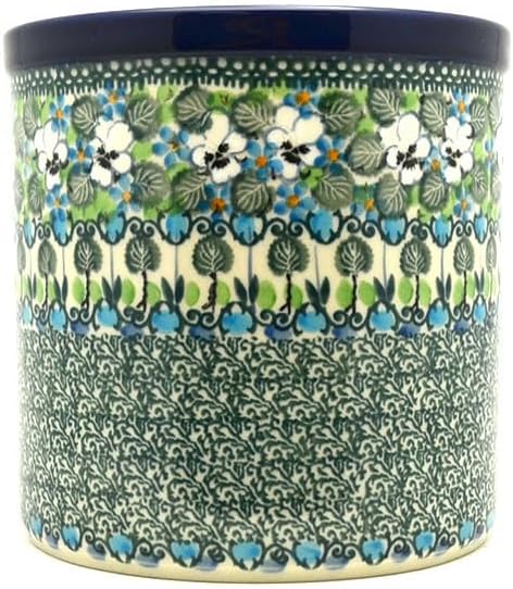 Polish Pottery Utensil Holder - Unikat Signature U4795