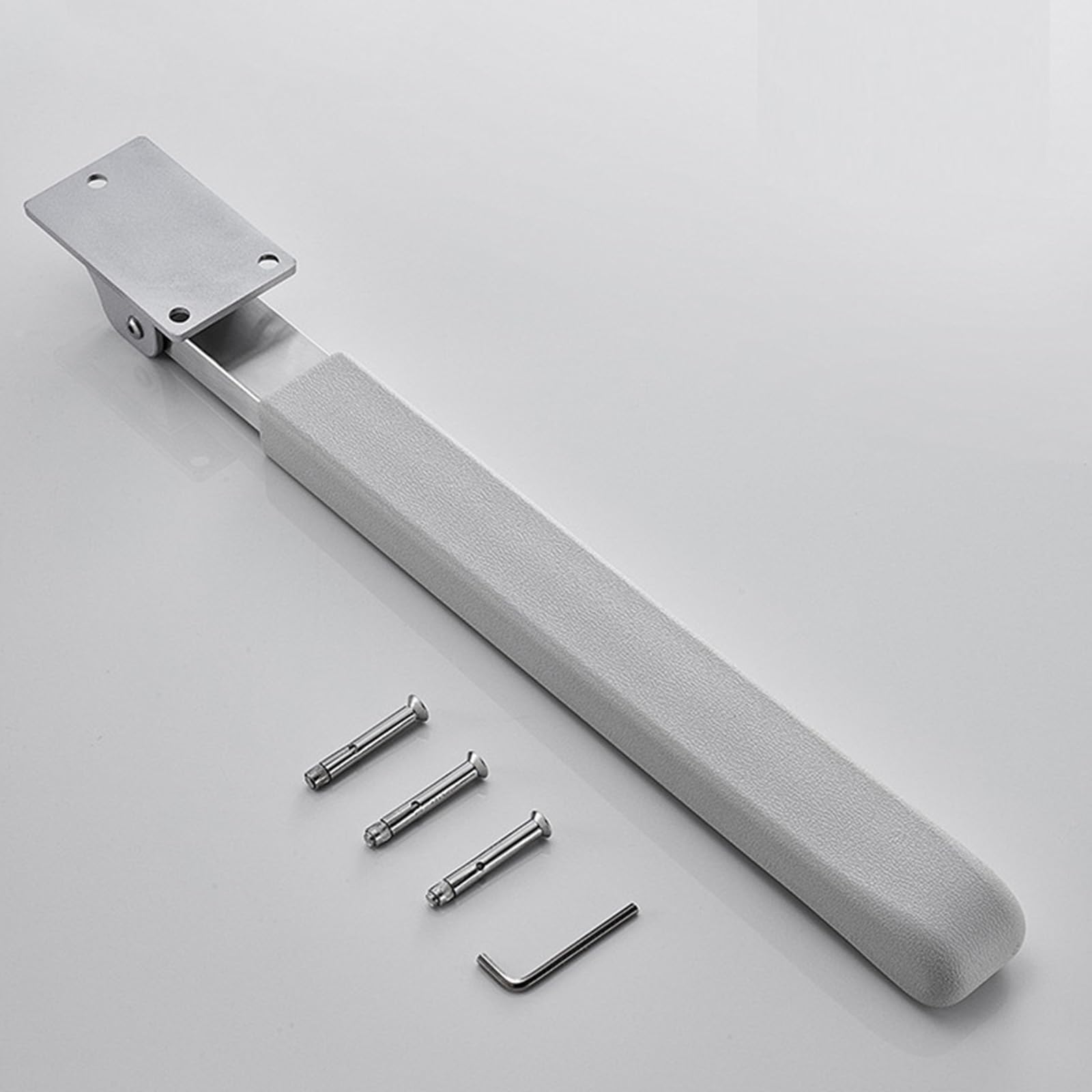 Barra de Seguridad para el baño abatible, Asidero Ducha Antideslizante Acero Inoxidable Barra Abatible Baño Minusválido, Rotación Vertical de 90 °, para Ancianos y Discapacitados (Color : A)