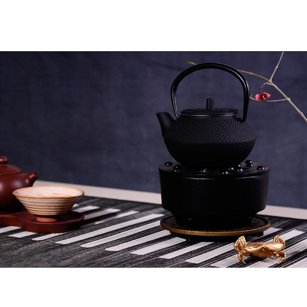 Amazon｜Llazsybz ミニ和風鋳鉄茶やかん鉄瓶小急須急須50ml, 黒｜鉄瓶