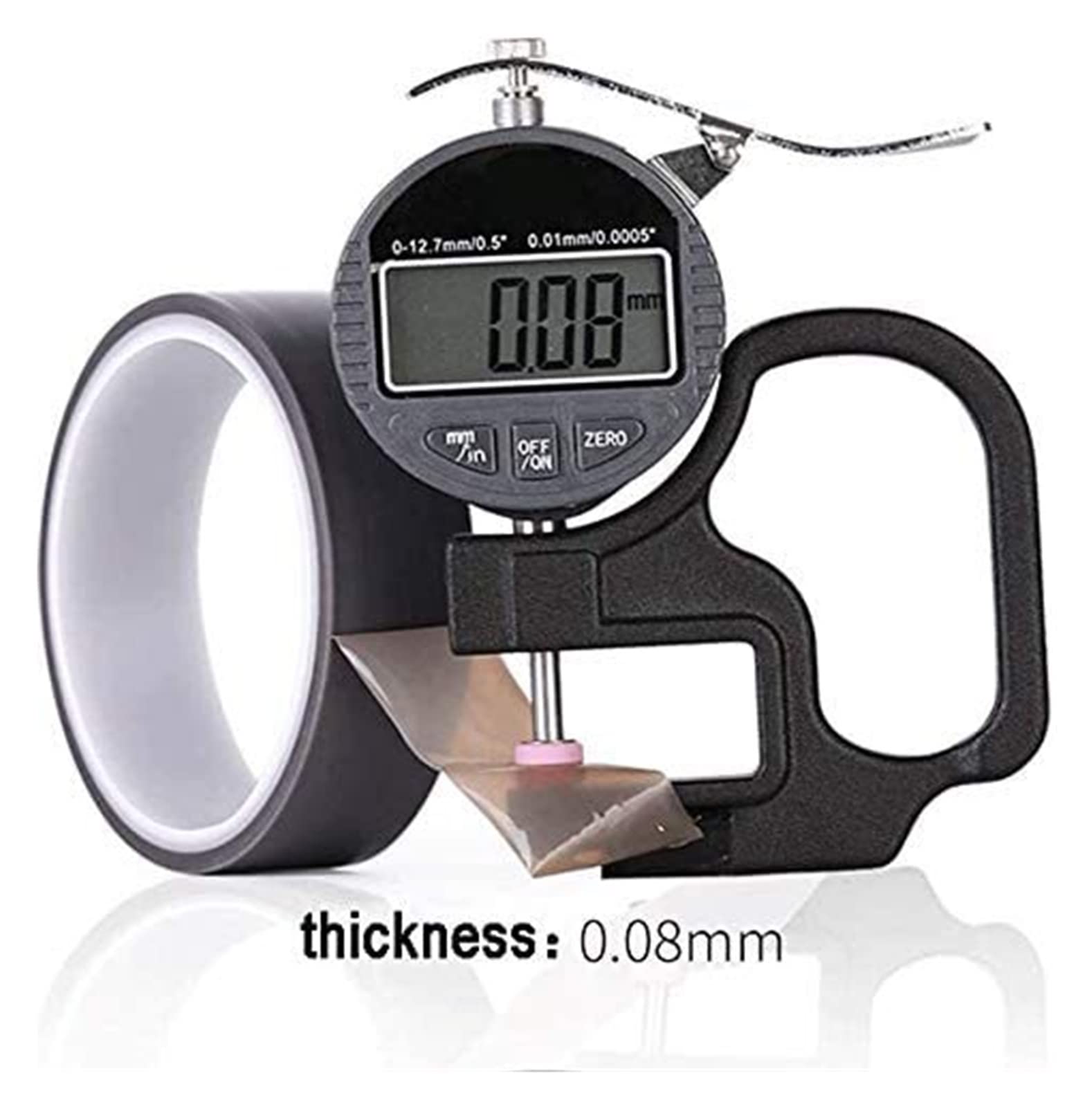 Cinta Autoadhesiva De Teflón, Cinta Adhesiva De PTFE, Película De Alta Temperatura, Mecanismo De Sellado Fino De Teflón, Cinta De Sellado para Máquina De Bolsas,0.08-W 60mmx10m