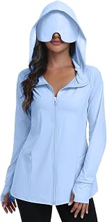 SeSe Code Travel Hoodie with Built-in Eye Mask, UPF 50+ Sun Protection & Hidden Pockets