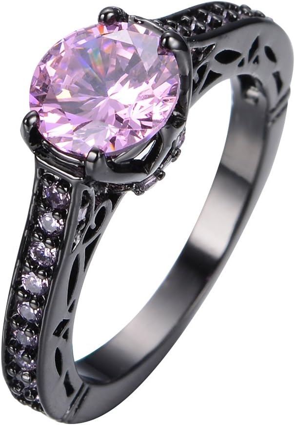 Black Women Wedding Rings Design Size10