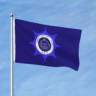 Inspector General of Police Bangladesh Flag 3x5ft Garden Flag Indoor Outdoor Decoration both Sided Banner