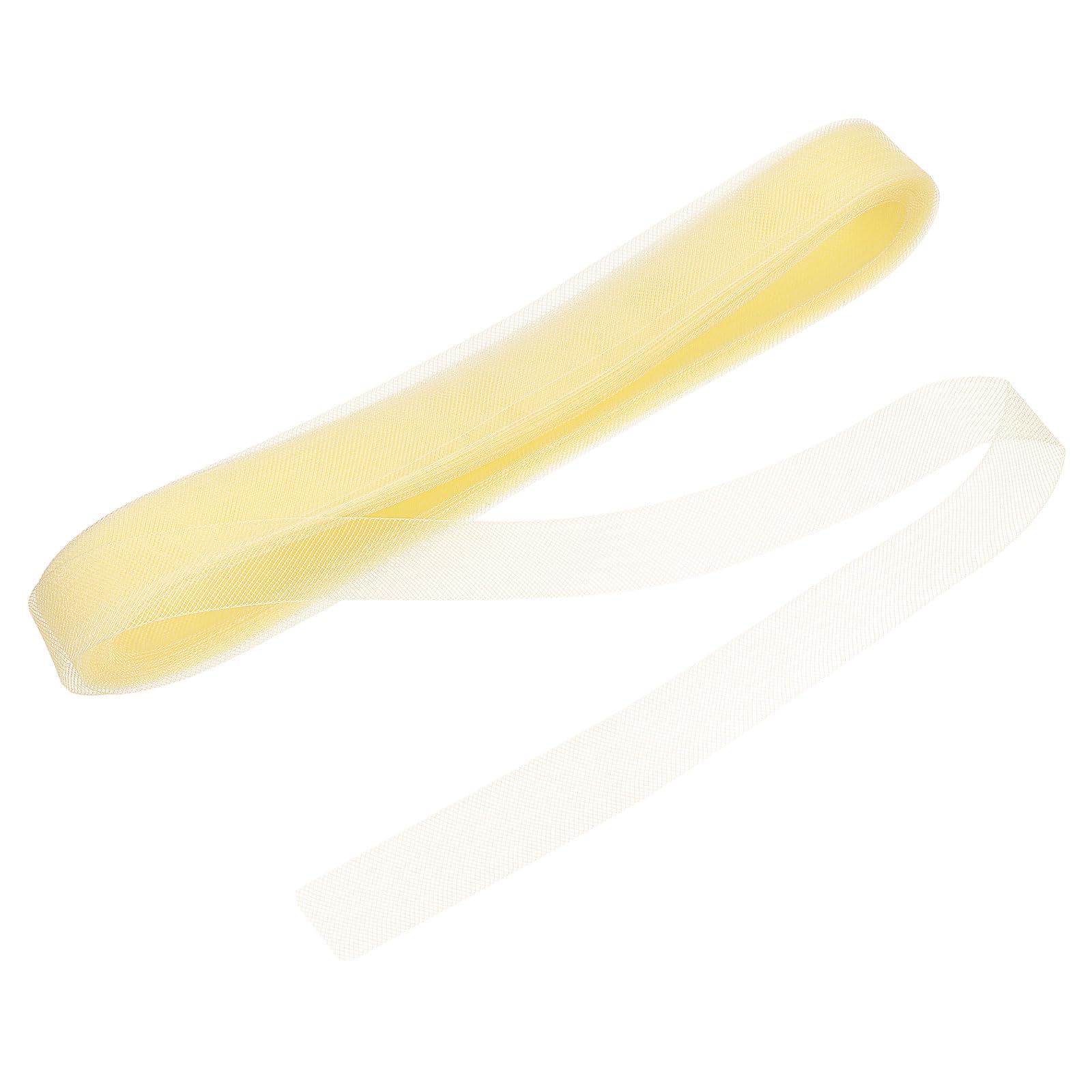 Crin de cheval rigide polyester beige de 22,9 m pour donner du volume aux jupons