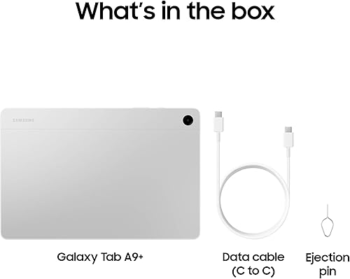 Miniatura 9 de SAMSUNG Tableta Galaxy Tab A9+, tableta Android de 11 pulgadas y 128 GB, pantalla grande, altavoces cuádruples, chipset mejorado, pantalla de