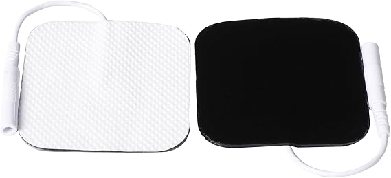Electrode Pads for TENS/EMS Machines 2mm Pin Connector Square Electrode
