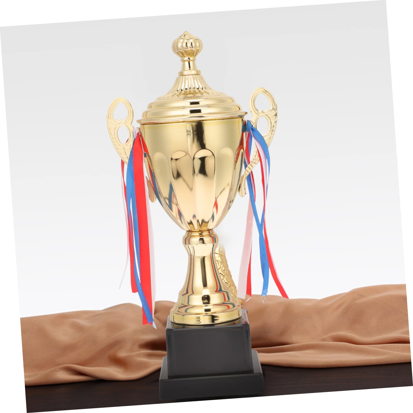 ibasenice Goldene Metall Trophäe mit Zartem Design Realistische Spielbelohnungstrophäe für Kinder bei Sportwettbewerben und Schulsportfesten