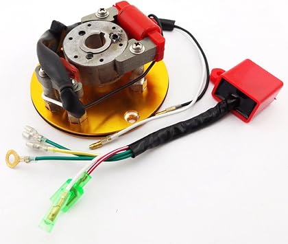 Racing Magneto Stator Rotor Gold Ignition CDI Box For 110cc 125cc 140cc Engine Chinese Lifan YX Pit Dirt Bike Motor Motorcycle