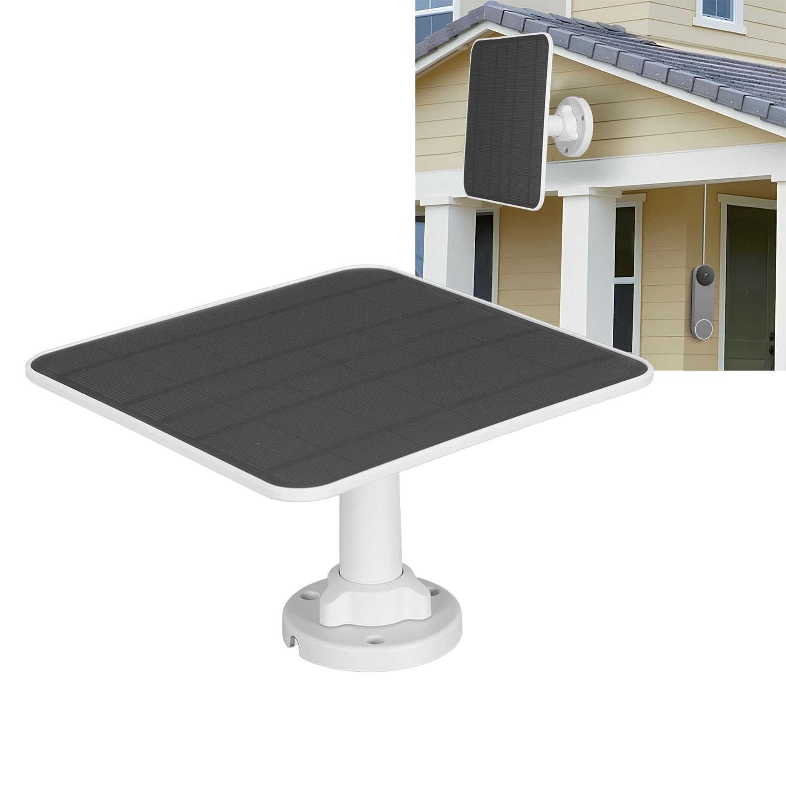 Karlak Pannello Solare con Telecamera per Sistemi Pro (White)