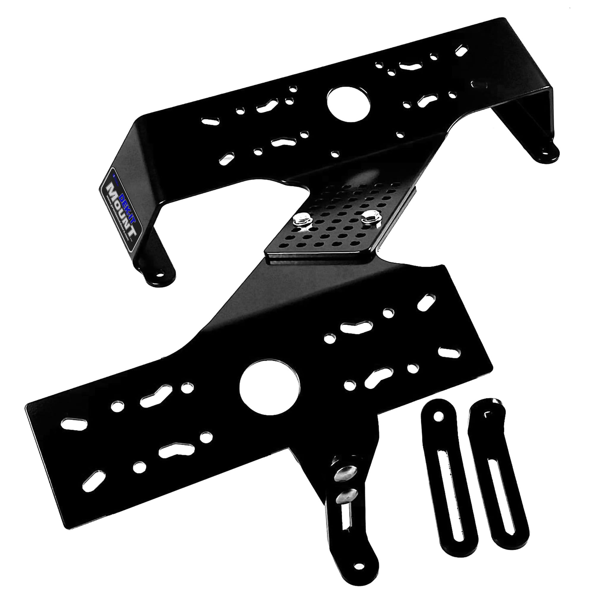 PROcise Outdoors Dual DEK-it Stacker Boat Fish Finder, Electronics Mount, Best Fishfinder Mounting Kit, Works with Most Marine Depth Finders & Locators, Proudly Made in The USA