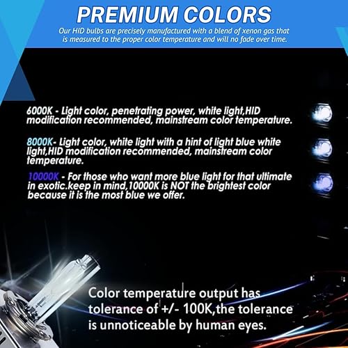 Miniatura 8 de SOCAL-LED - 2 Focos de xenón HID Serie D, de 35 W CA, originales de fábrica, para faros delanteros, reemplazo directo.