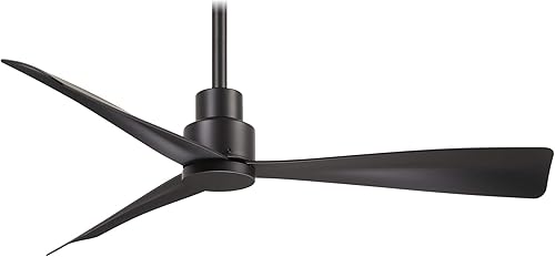 Miniatura 1 de Minka-Aire F786-CL Ventilador de techo simple de 44 pulgadas para exteriores con control remoto, carbón Carbón,Flat White