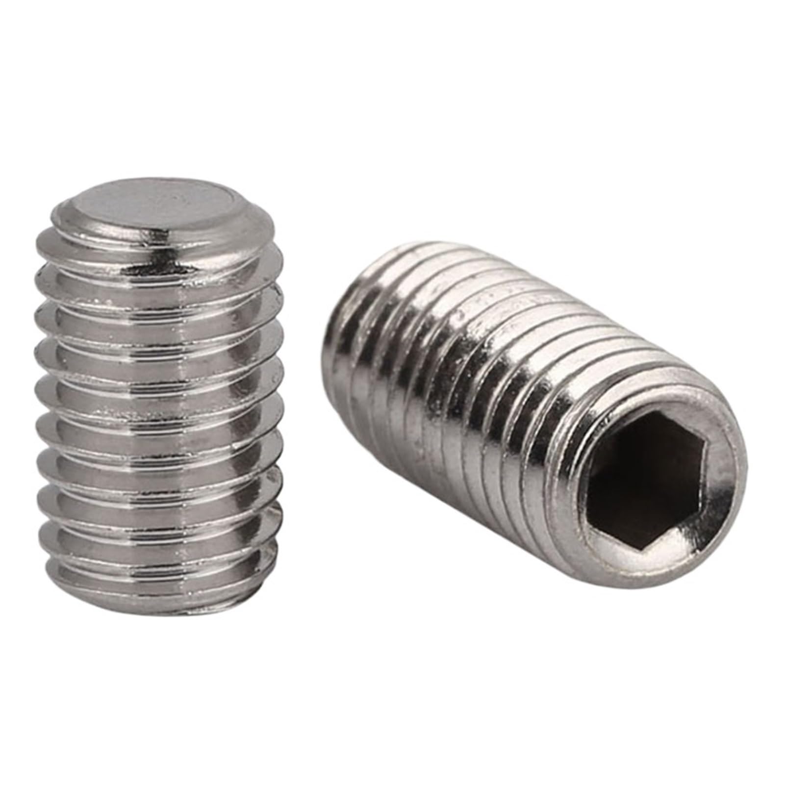 M12 X 1.0mm (12mm) FINE PITCH Grub Screws Socket SET 304 Stainless Steel DIN 913(M12X1.0X30mm-20pcs)