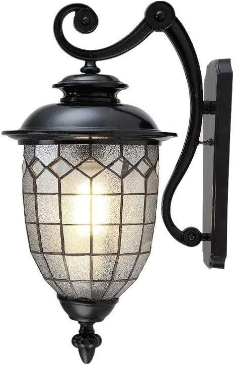 NZPOST straatlantaarn Mode Upside Down Tuin Lantaarn Wandlamp Lamp Europees Vintage Extern IP54 waterdicht Antiroest Wandlamp Traditioneel E27 Binnenplaats Patio Straat Aluminium Wandspots Binnen en