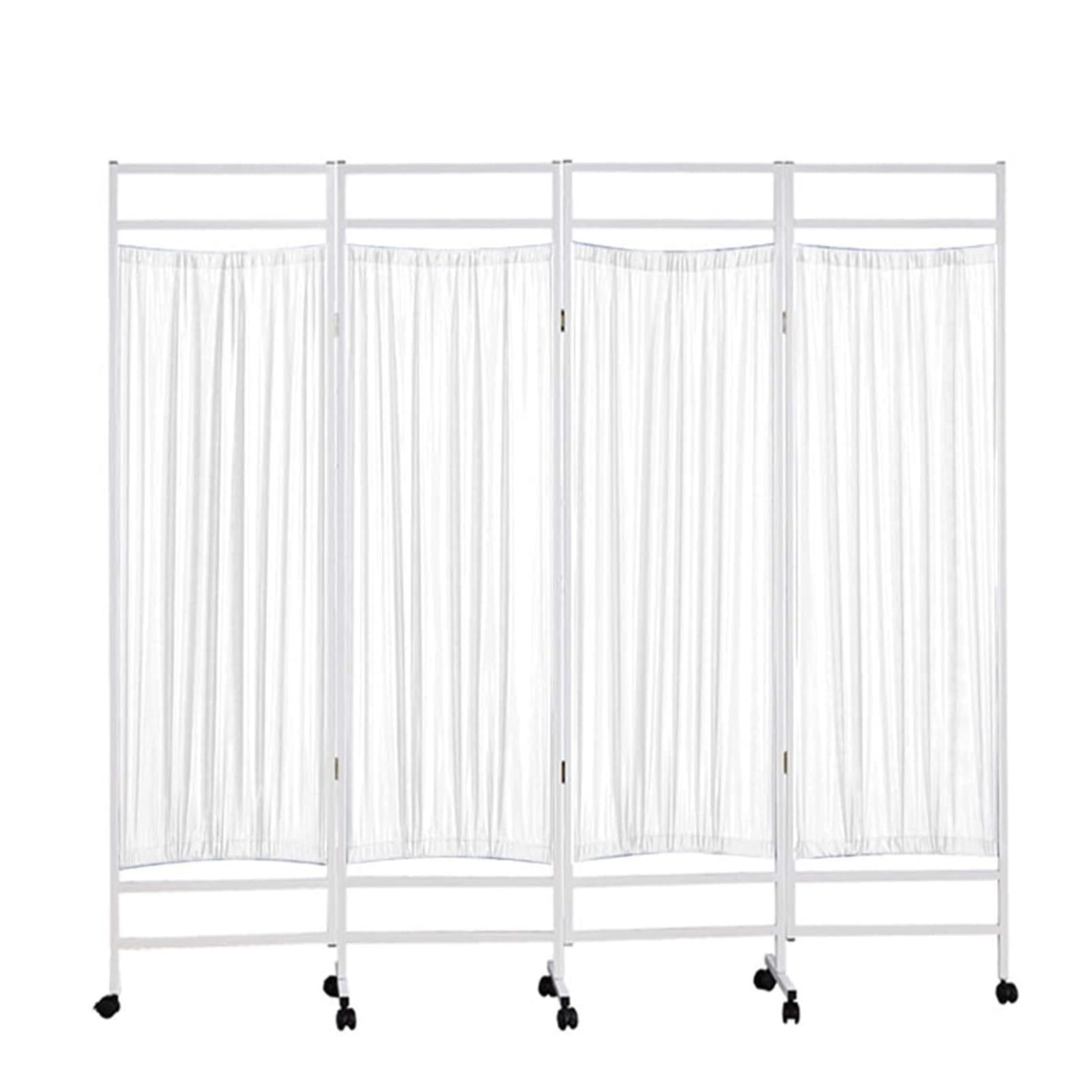 Séparateur mural en tissu mobile avec roulettes pour cabinet médical