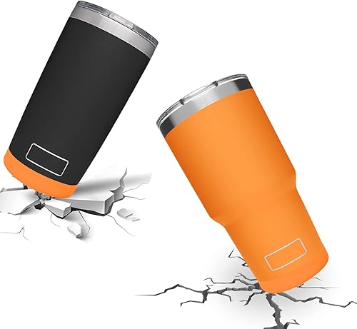 Miniatura 2 de Funda de silicona para maletero de vaso YETI de 30 onzas y 20 onzas, protección inferior y menos ruido para vasos Yeti para vasos, tazas de café,