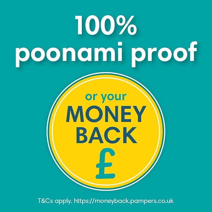 Pampers Baby-Dry Night Nappy Pants Size 4, 32 Night Nappies, 9kg-15kg, Essential Pack, Pampers Most Absorbent Pants for Extra Night Protection