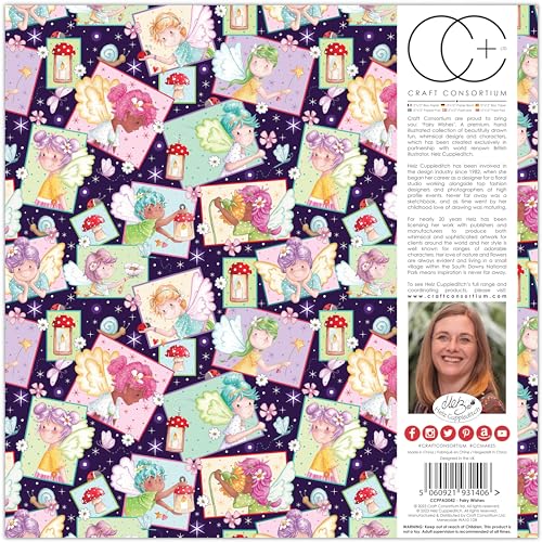 Craft Consortium Double-Sided Paper Pad 12"X12" 40/Pkg-Fairy Wishes - Image 2