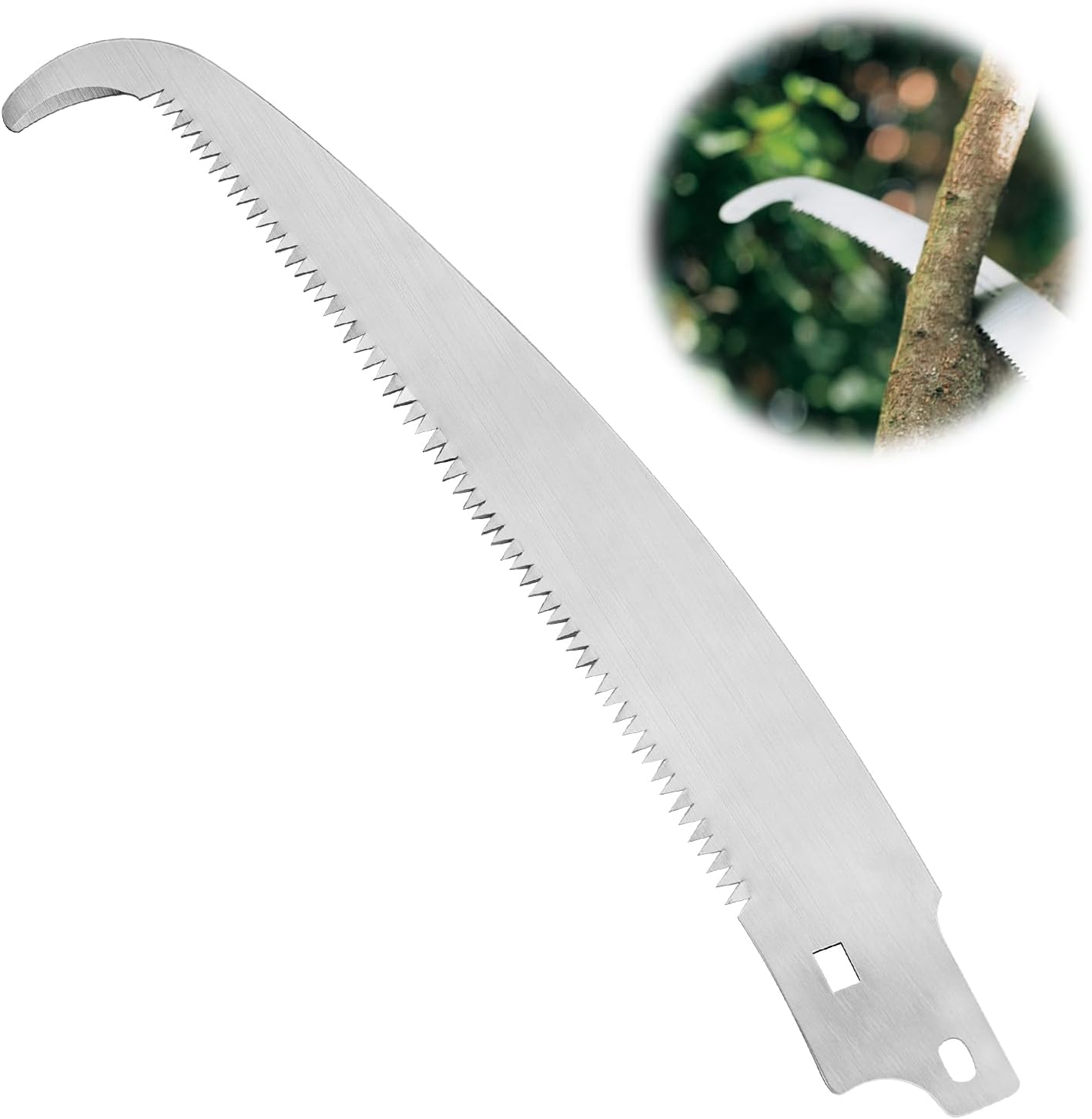 15 Inch Pole Pruning Saw Blade Replacement for Fiskars Chain Drive Extendable Pole Saw & Pruner, Tree Trimmer Saw Blade for Gardening Hand Saw Branch Cutting Tool Part