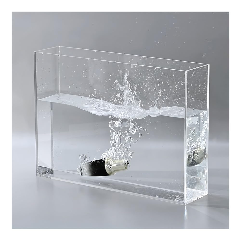 Tanque de Agua Profunda de acrílico Transparente, 5 mm de Espesor, for Almacenamiento de fotografías, Varios tamaños(40x30x60 cm)