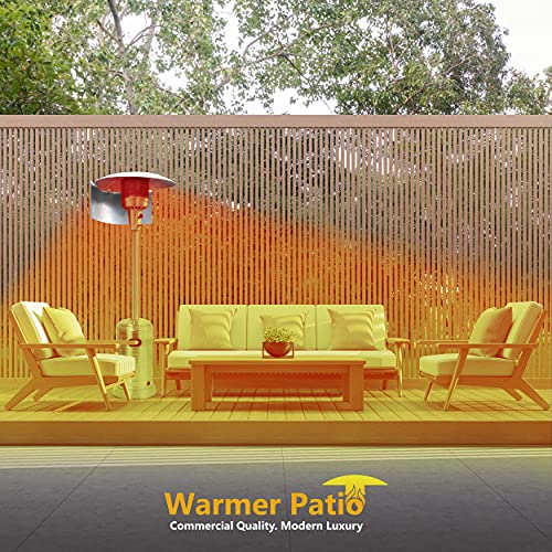 WARMER PATIO "THE WAVE" - Heat Reflector for Patio Heaters - The Market's First Commercial Quality, Directional Heat Reflector for Outdoor Patio Heaters - Thumbnail 2
