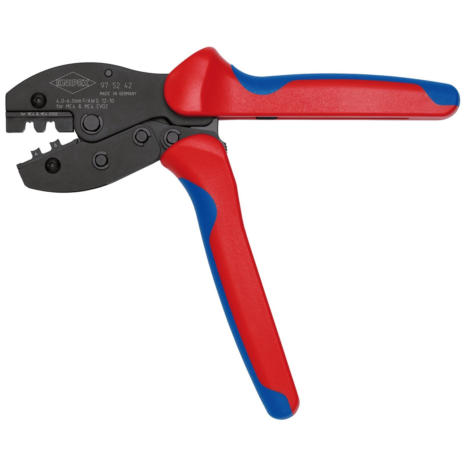 KNIPEX 97 52 42 SB PreciForce® Crimping pliers for MC4/MC4 EVO, 220mm, Black, 1 - Image 2