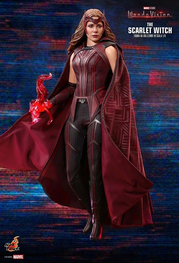 Hot Toys 1:6 La Strega Scarlatta - WandaVision, Rosso