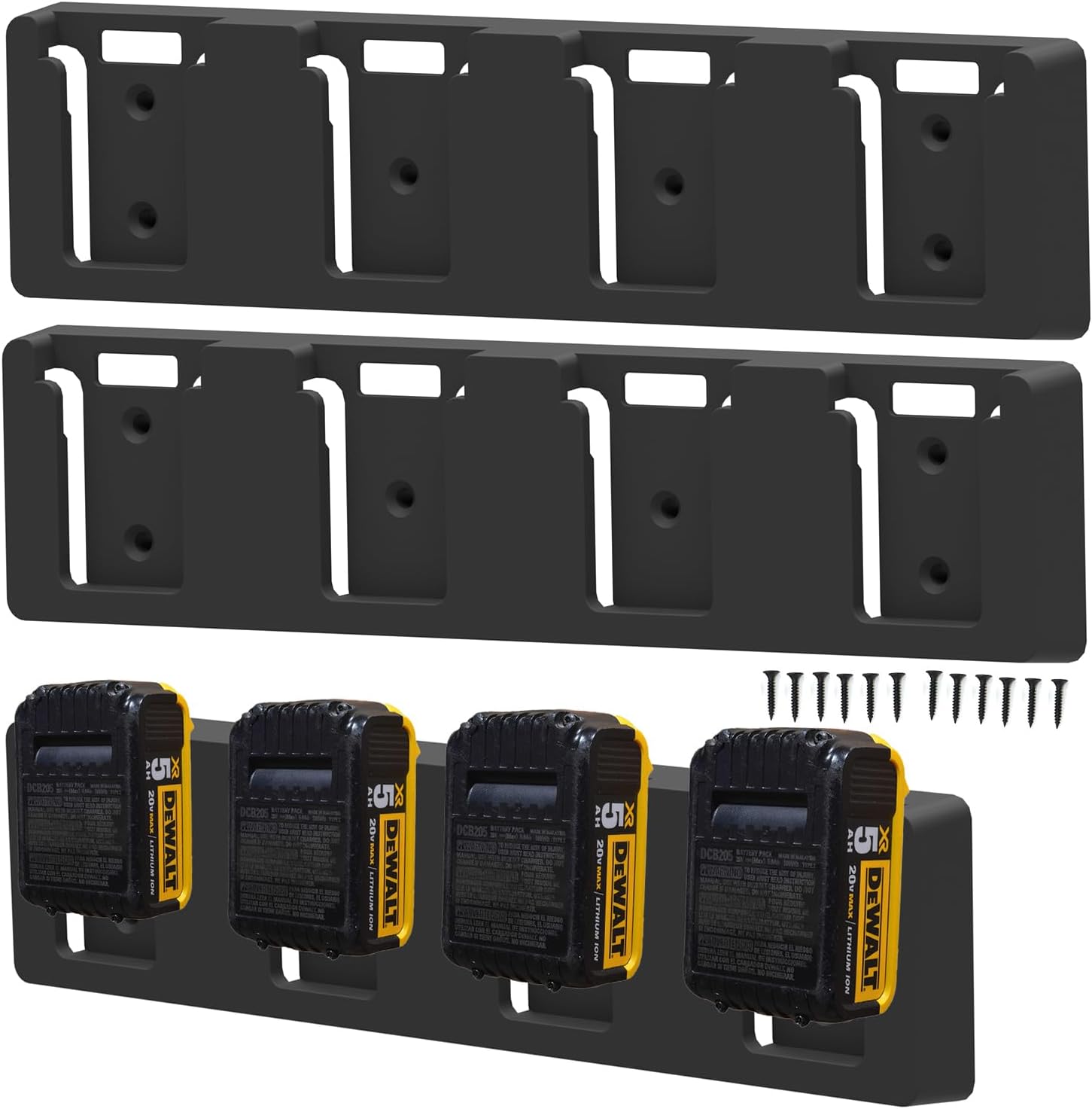 Amazon.com: SZWJT-LV Battery Rack Compatible DeWalt 20V Battery Holder ...