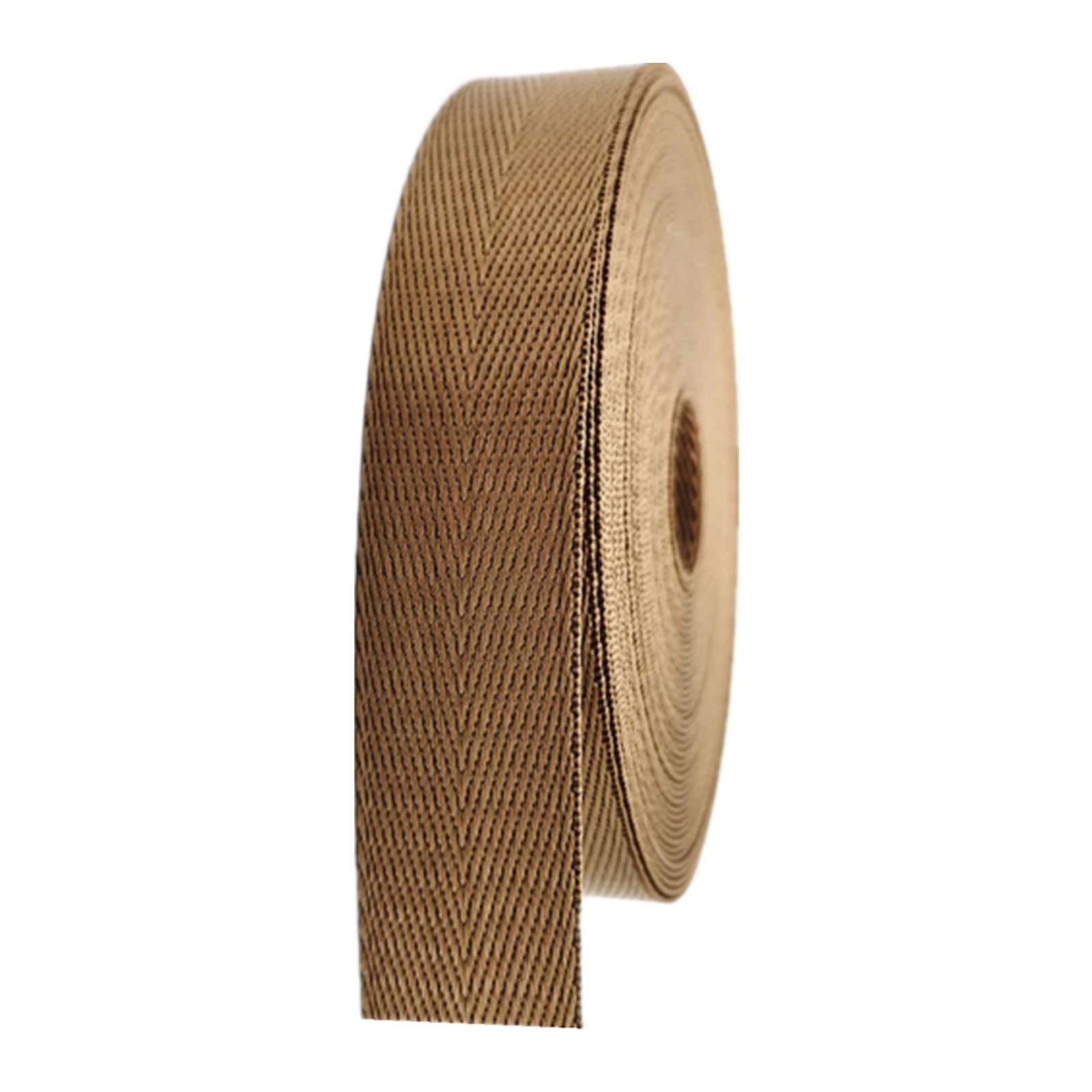 Zestaw wstążek aksamitnych, tkana taśma bawełniana, taśma do szycia, paski nylonowe do toreb, paski do plecaków w jodełkę (czerwone, 38 mm)(Khaki,38MM)