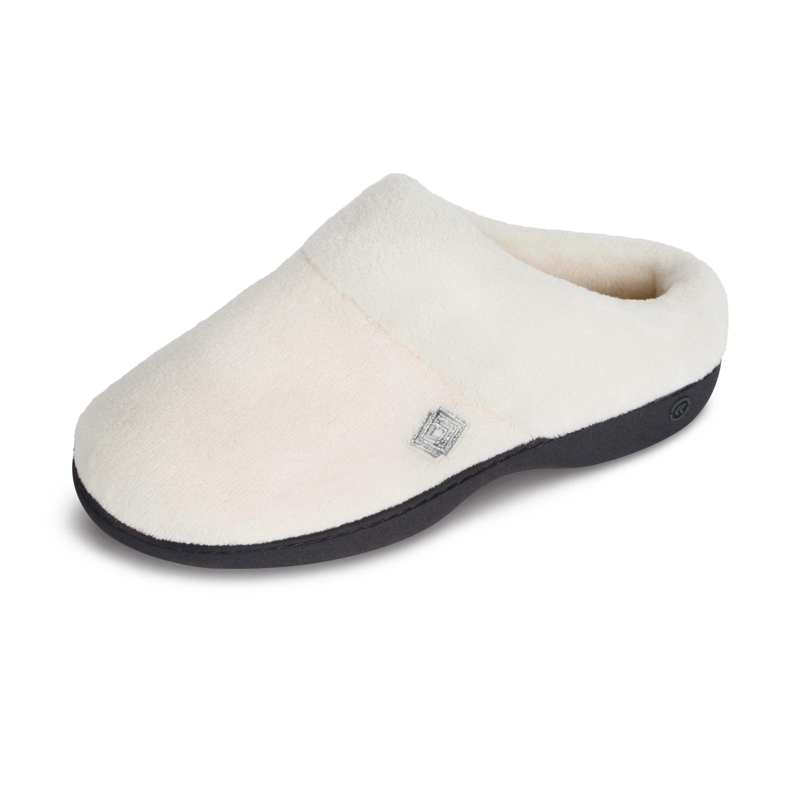 isotoner womens Classic Hoodback With Memory Foam Slipper Slipper
