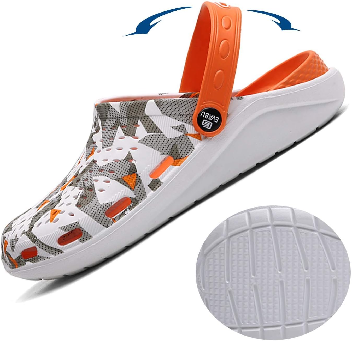 CERYTHRINA Unisex Adult Clogs Herren Damen Leichte Eva rutschfest Lüftung Sommer Mode Sandalen Weiche Sohle Gartenschuhe Beach Aqua Slippers - Image 2