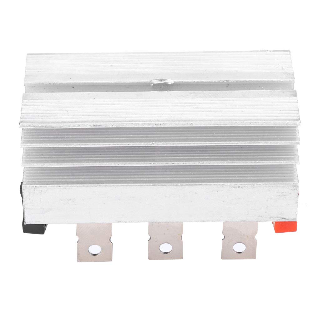 4 Pcs Bridge Rectifier SQLF50A 1200V 3-Phase Rectification Module with Heat Sink, Welding Installation
