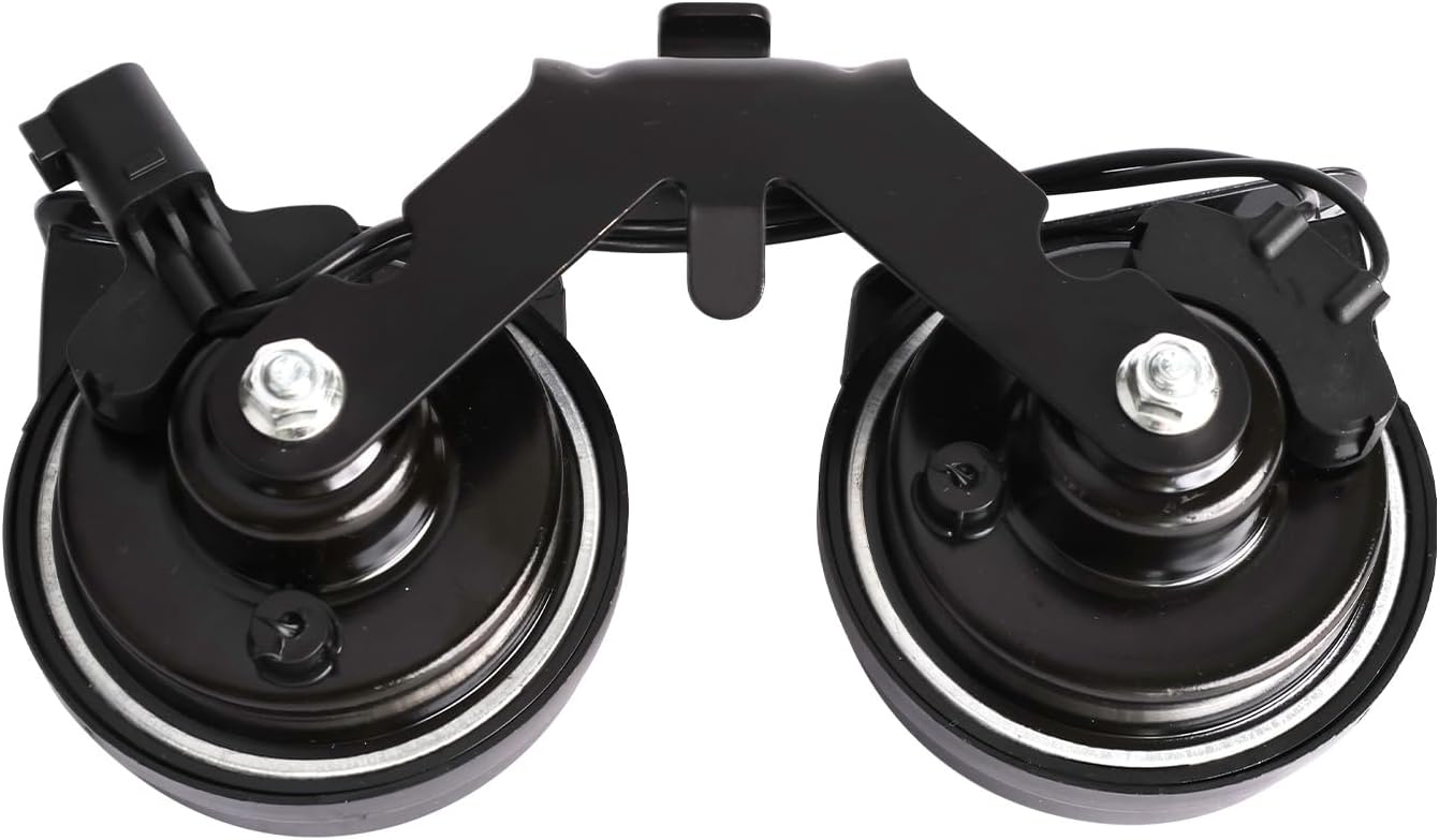 Horn Assembly with Bracket Compatible with Ford F-250 F-350 Super Duty 2011-2016 Replace BC3Z-13832-A