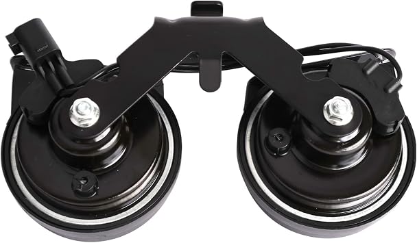 Horn Assembly with Bracket Compatible with Ford F-250 F-350 Super Duty 2011-2016 Replace BC3Z-13832-A